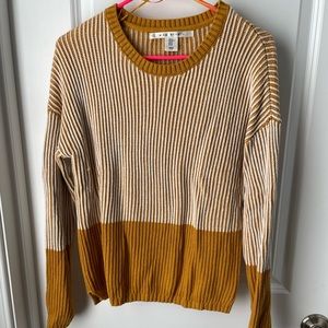 Max Studio Mustard Crewneck Sweater